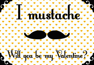 Yellow-Heart-Mustache-Valentine