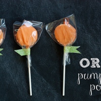oreo pumpkin pops