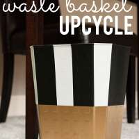 waste basket upcycle {diy}
