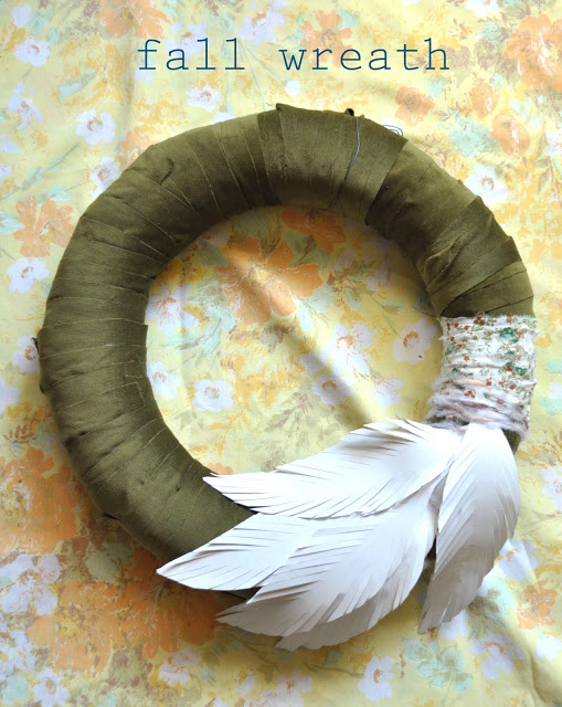 feather wreath